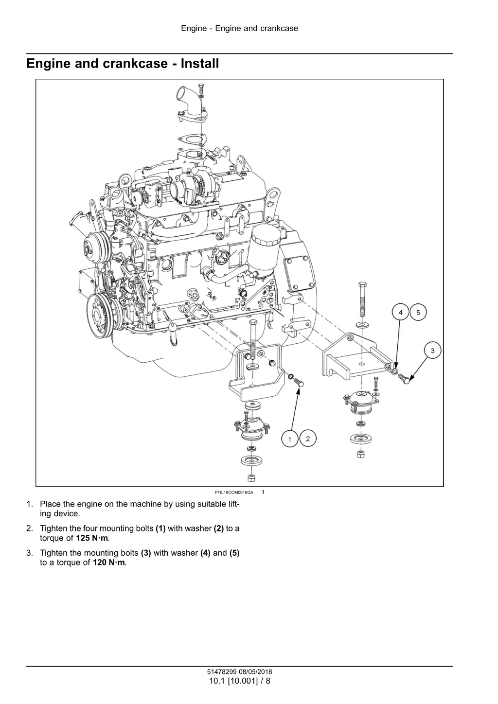 engine engine and crankcase 5