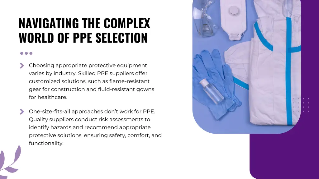navigating the complex world of ppe selection