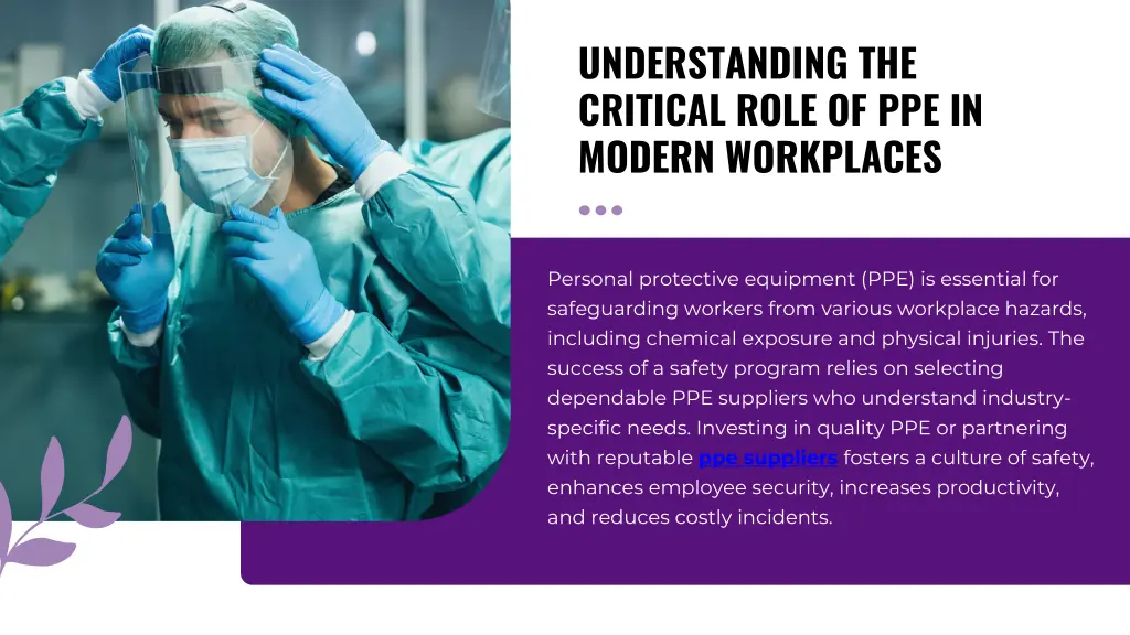 understanding the critical role of ppe in modern