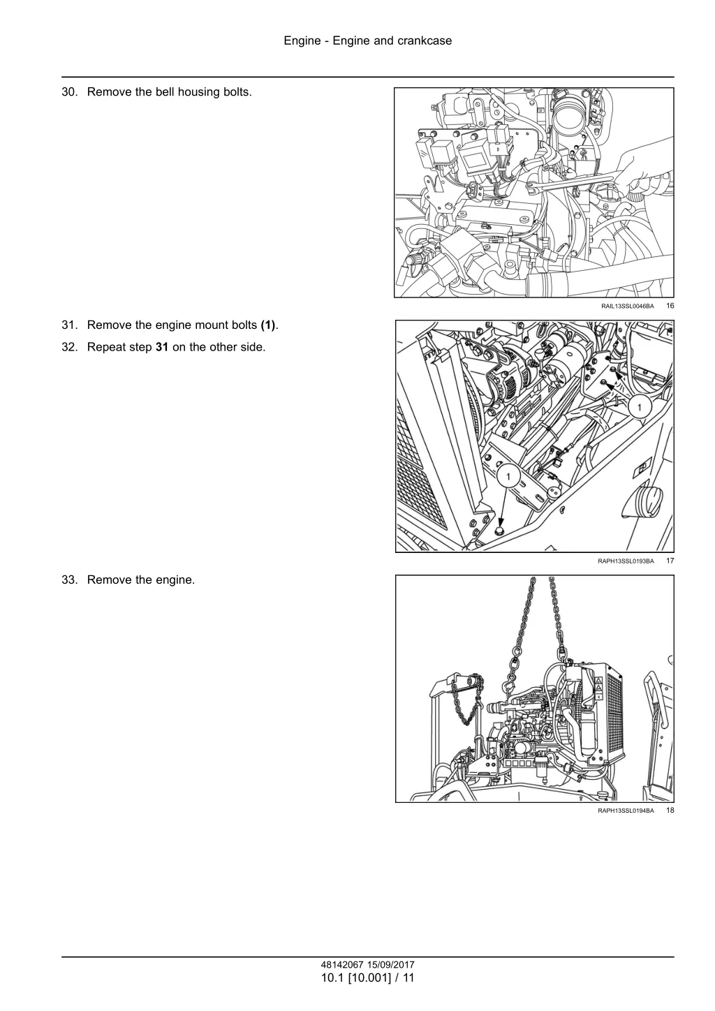 engine engine and crankcase 7