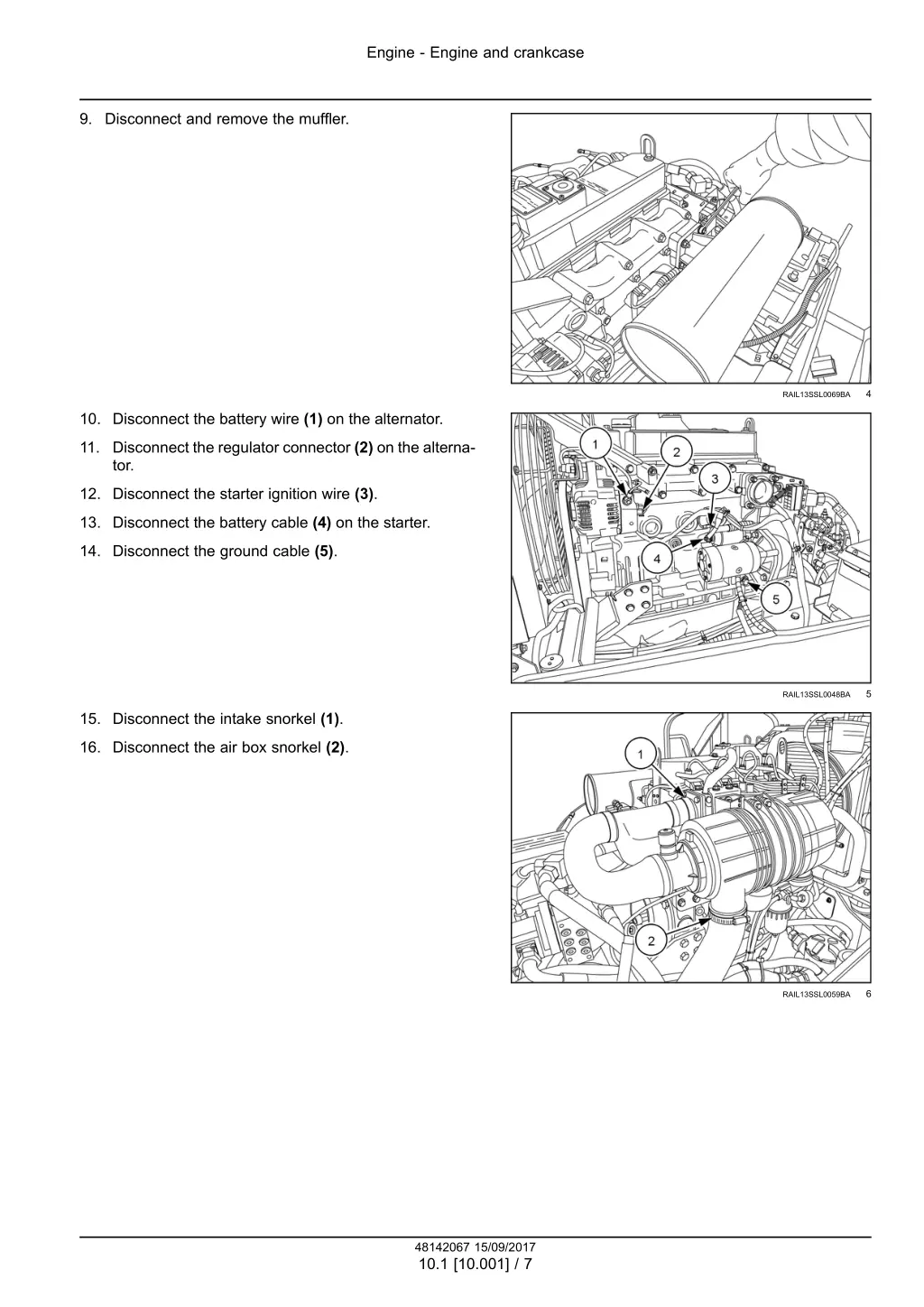 engine engine and crankcase 3