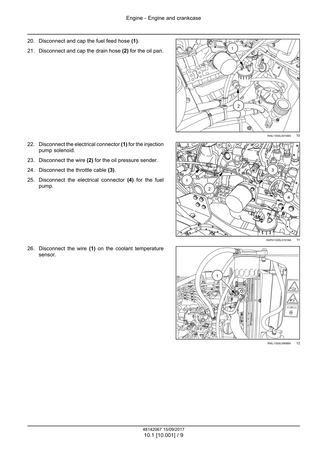 engine engine and crankcase 5