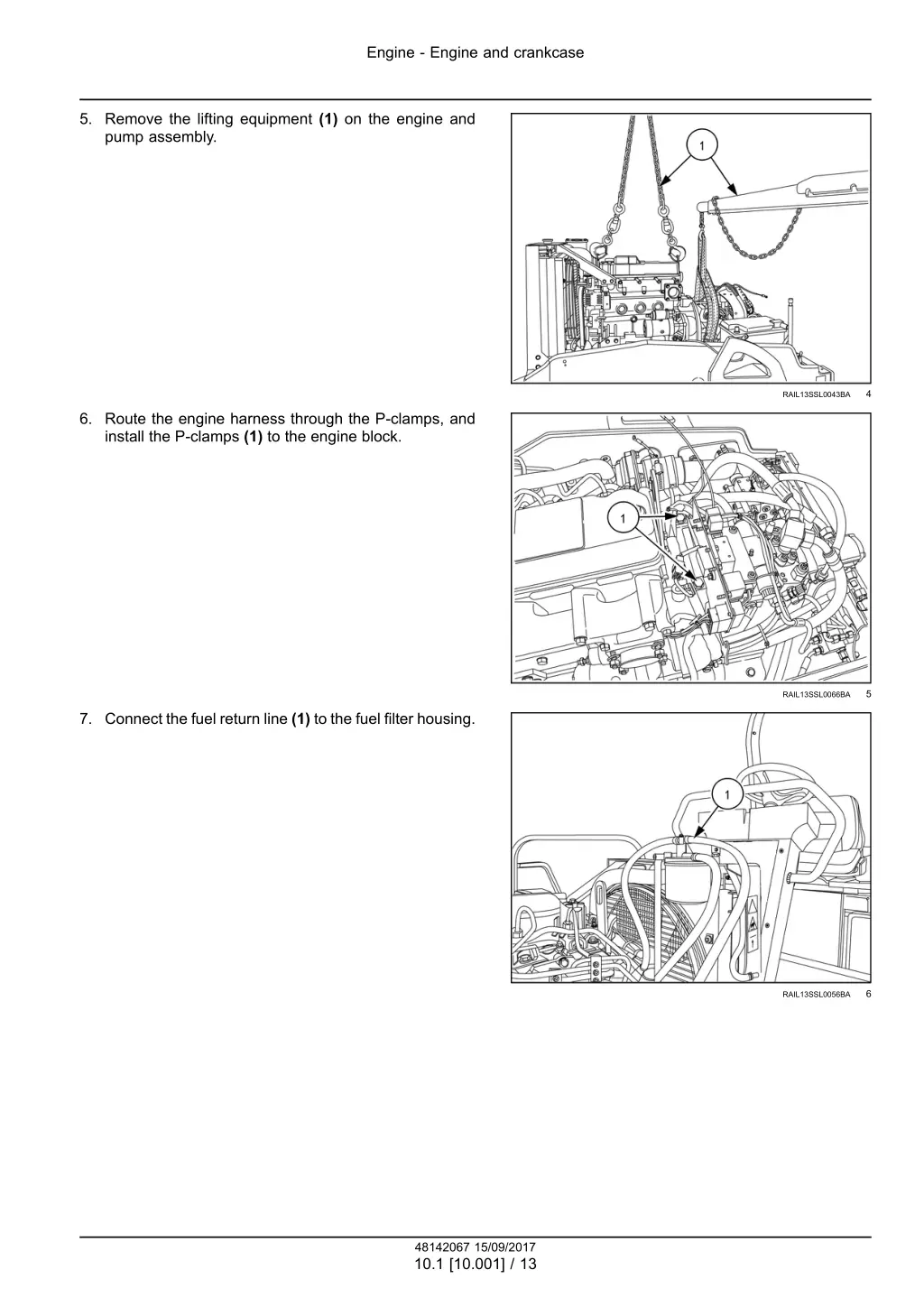 engine engine and crankcase 9