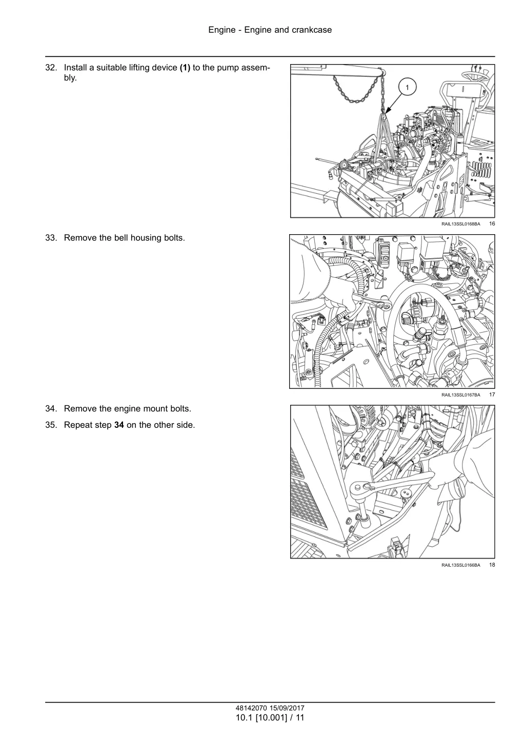 engine engine and crankcase 7