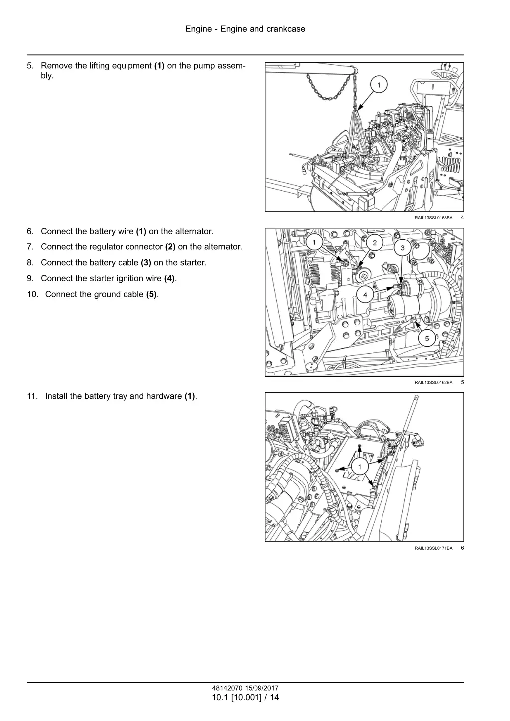 engine engine and crankcase 10