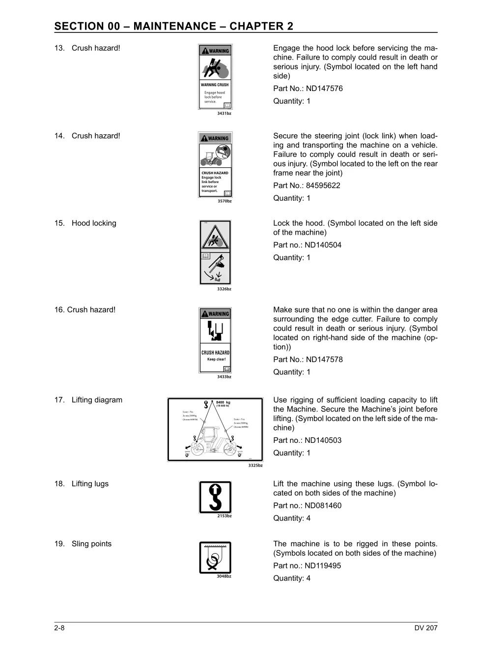section 00 maintenance chapter 2 3