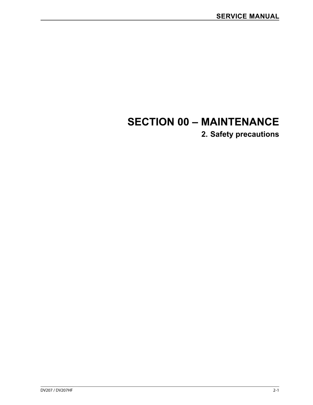 service manual 2