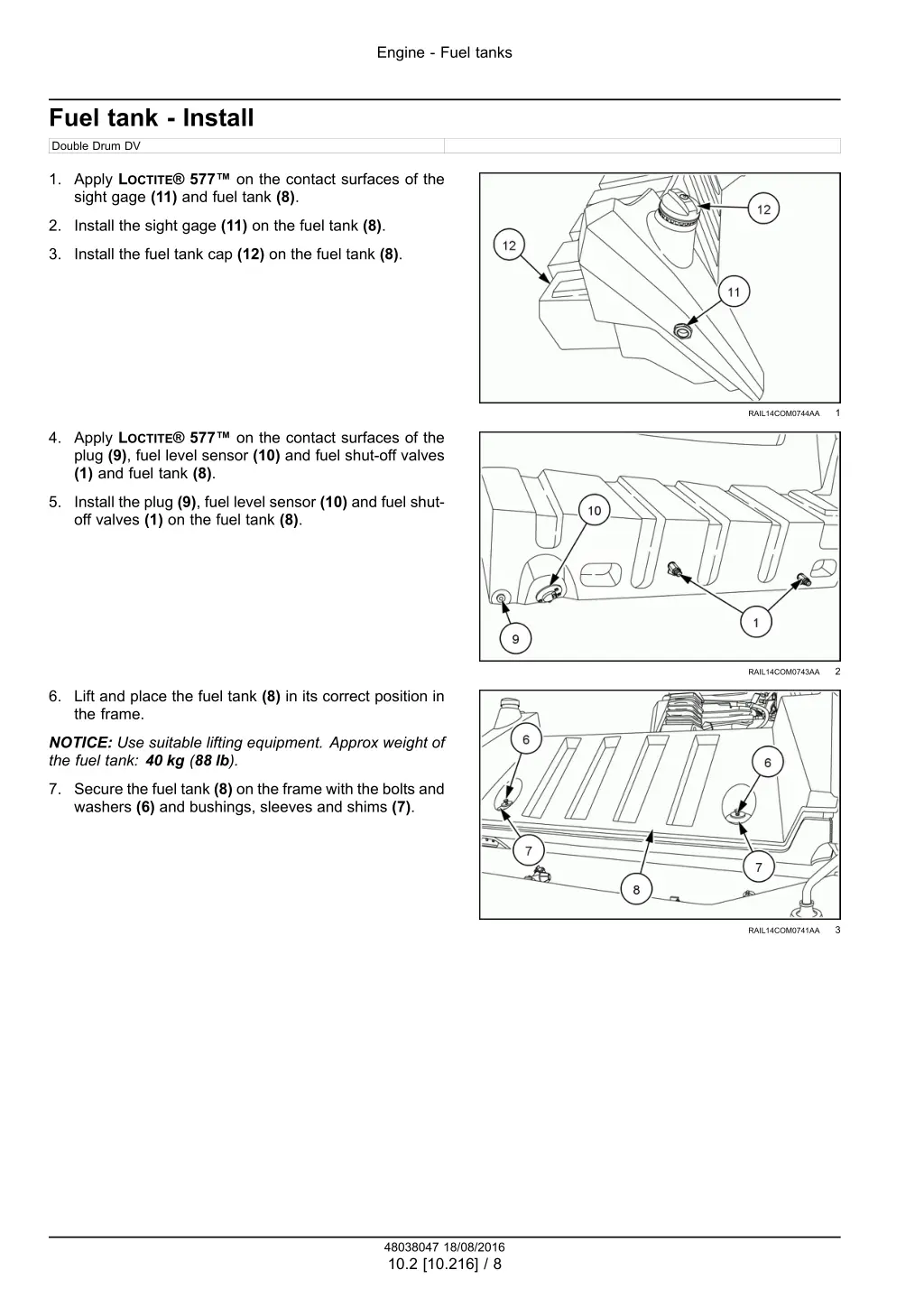 engine fuel tanks 5