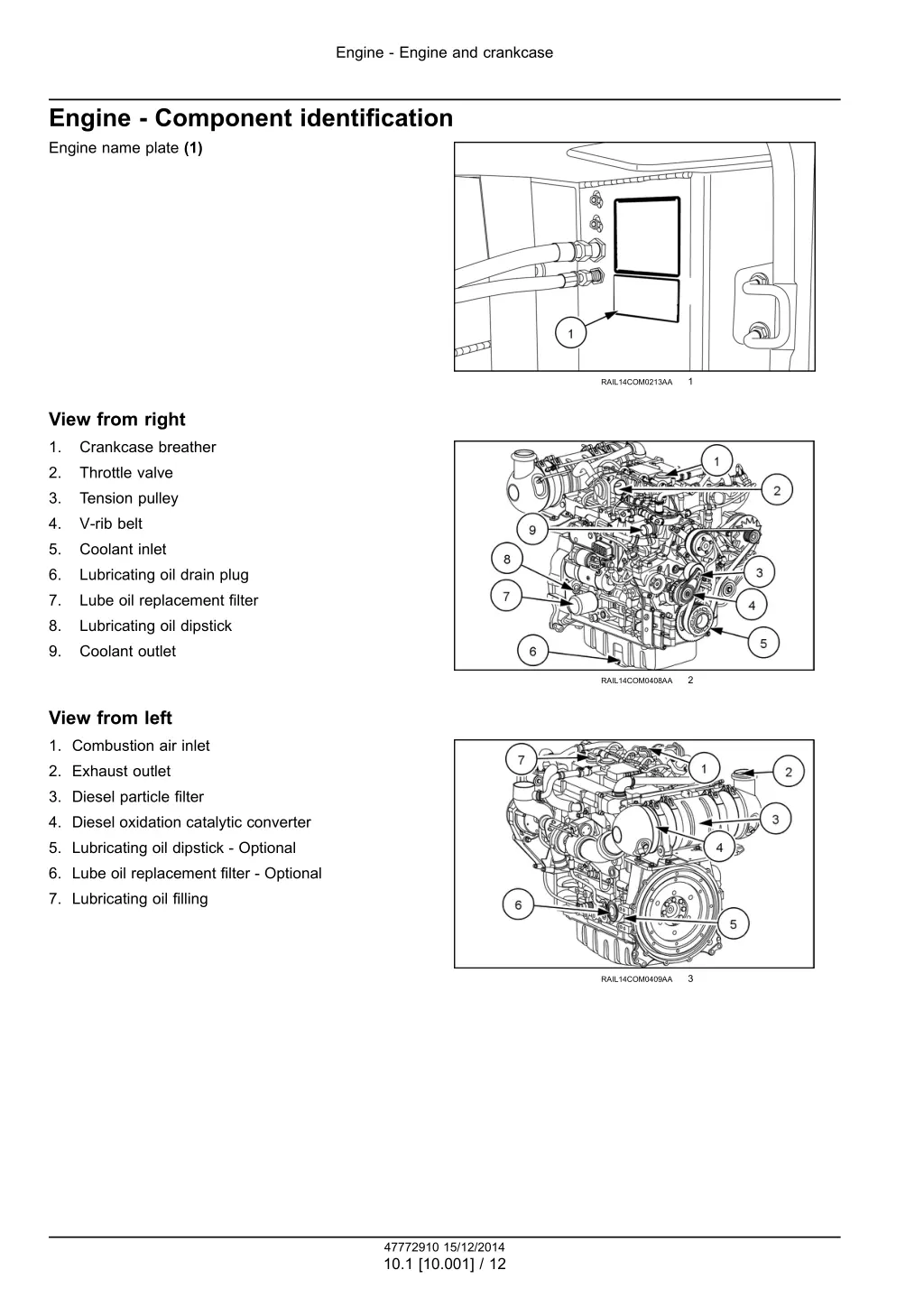 engine engine and crankcase 1