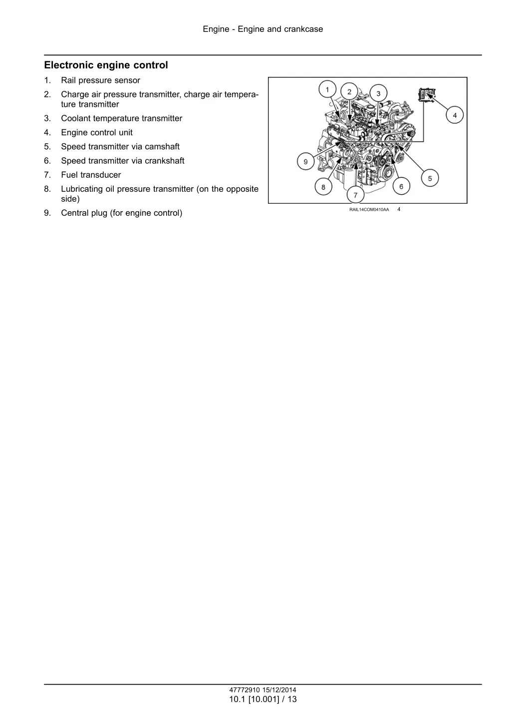 engine engine and crankcase 2
