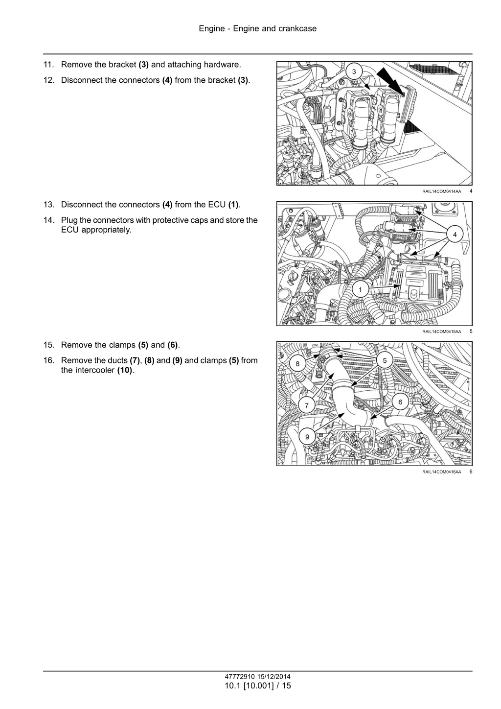 engine engine and crankcase 4