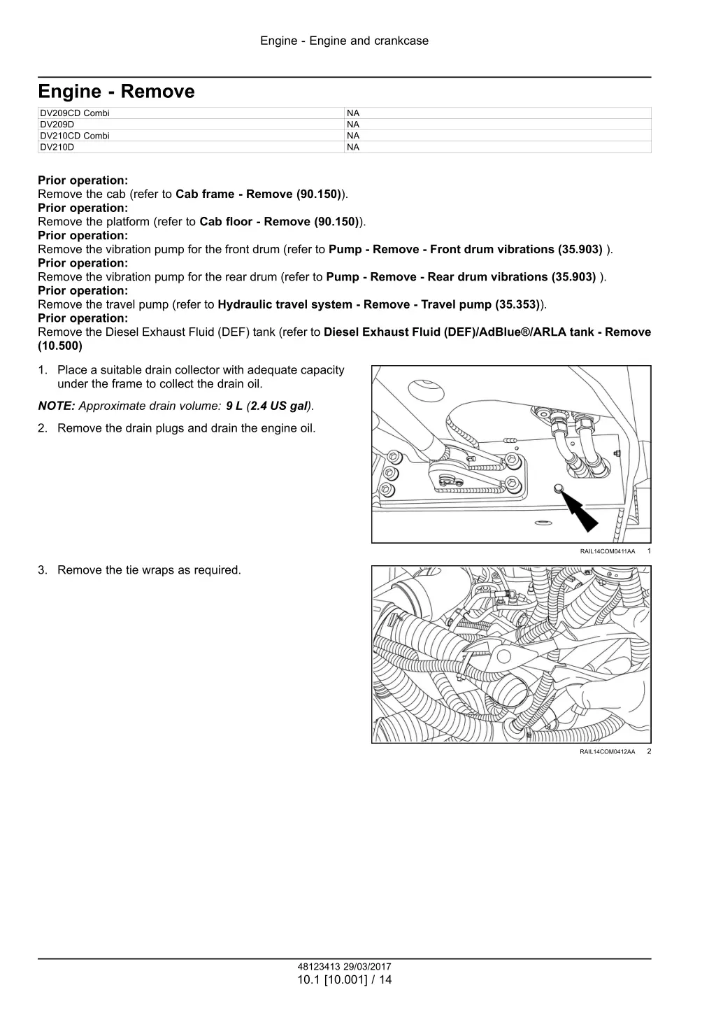 engine engine and crankcase 3