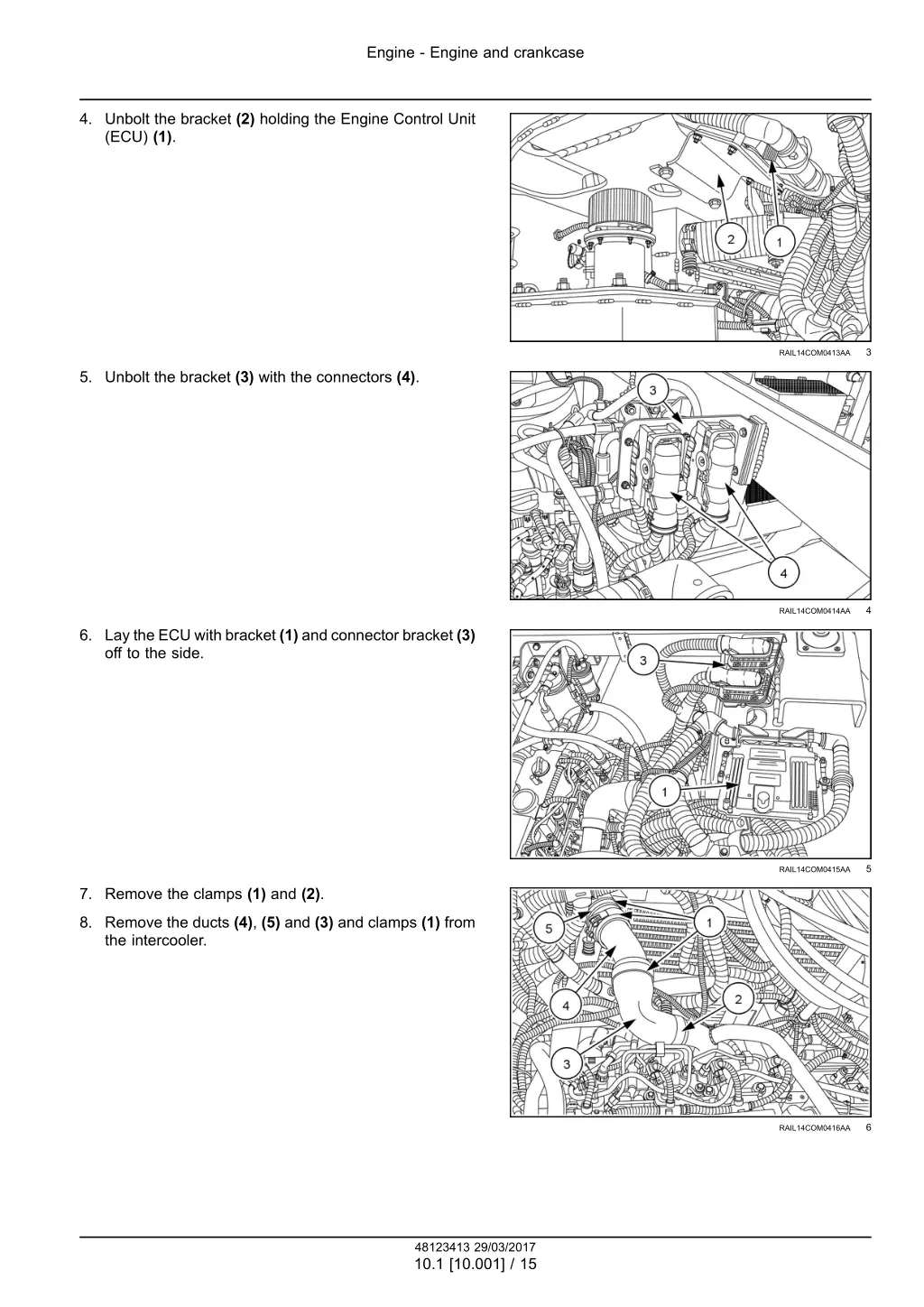 engine engine and crankcase 4