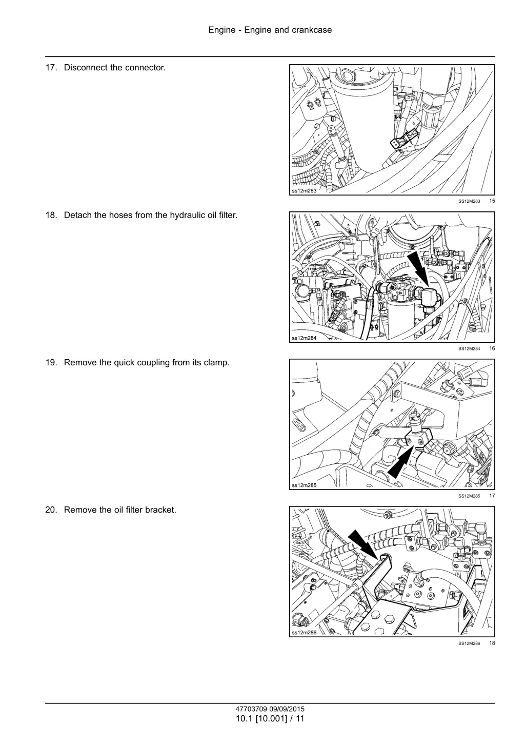 engine engine and crankcase 4