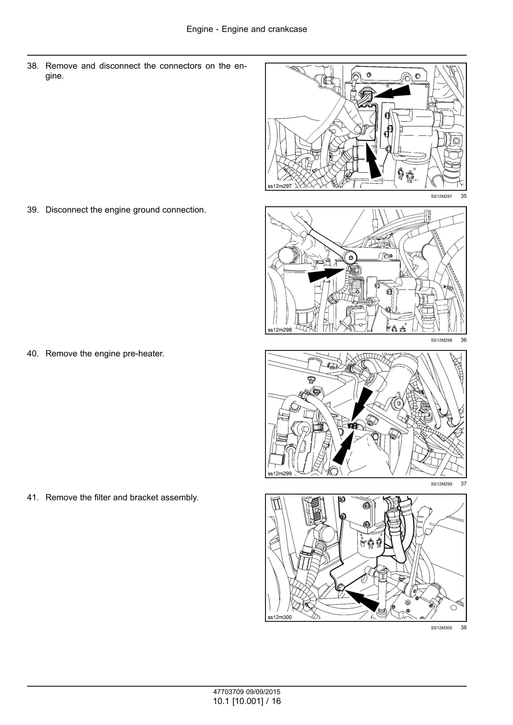 engine engine and crankcase 9