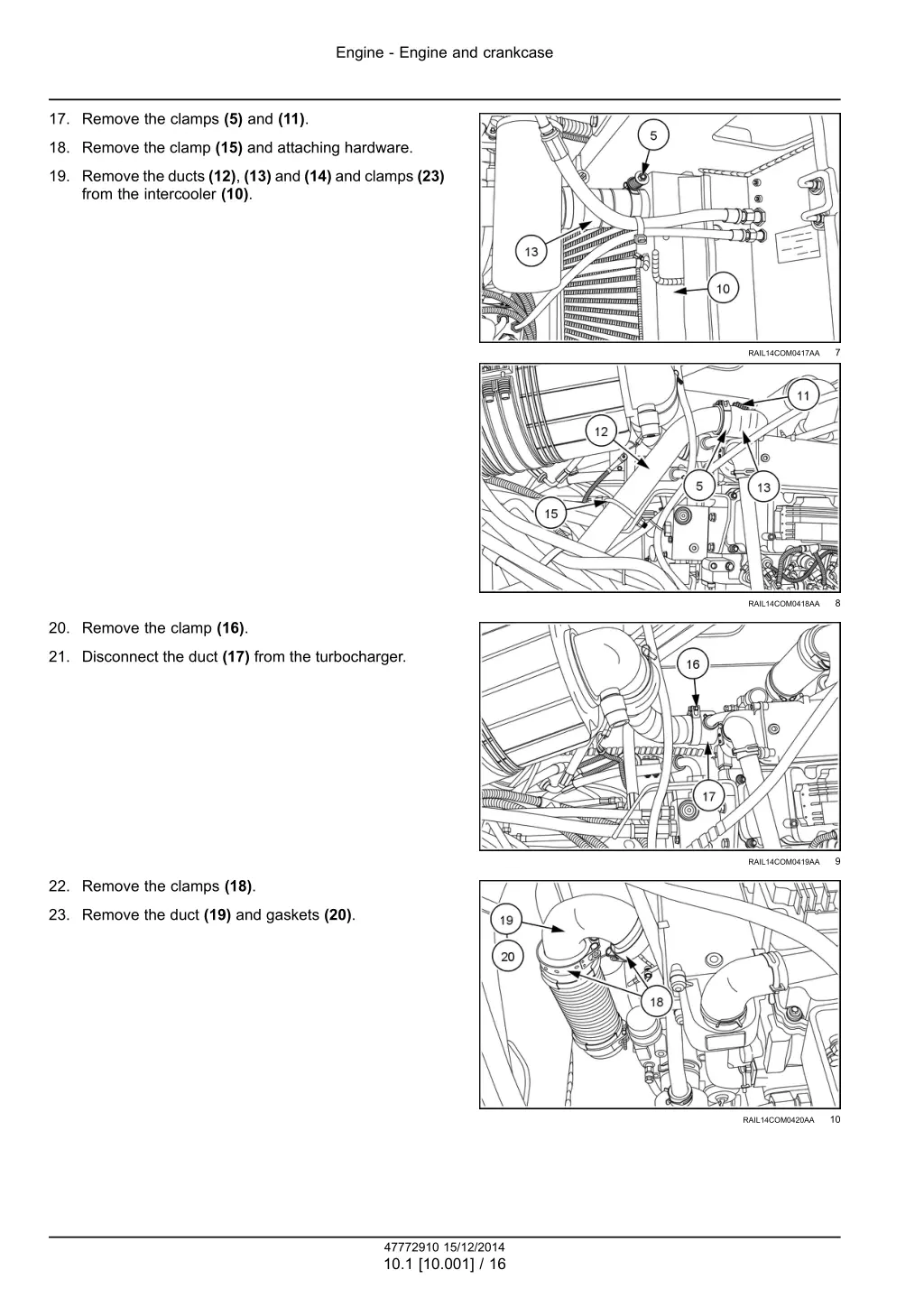 engine engine and crankcase 5