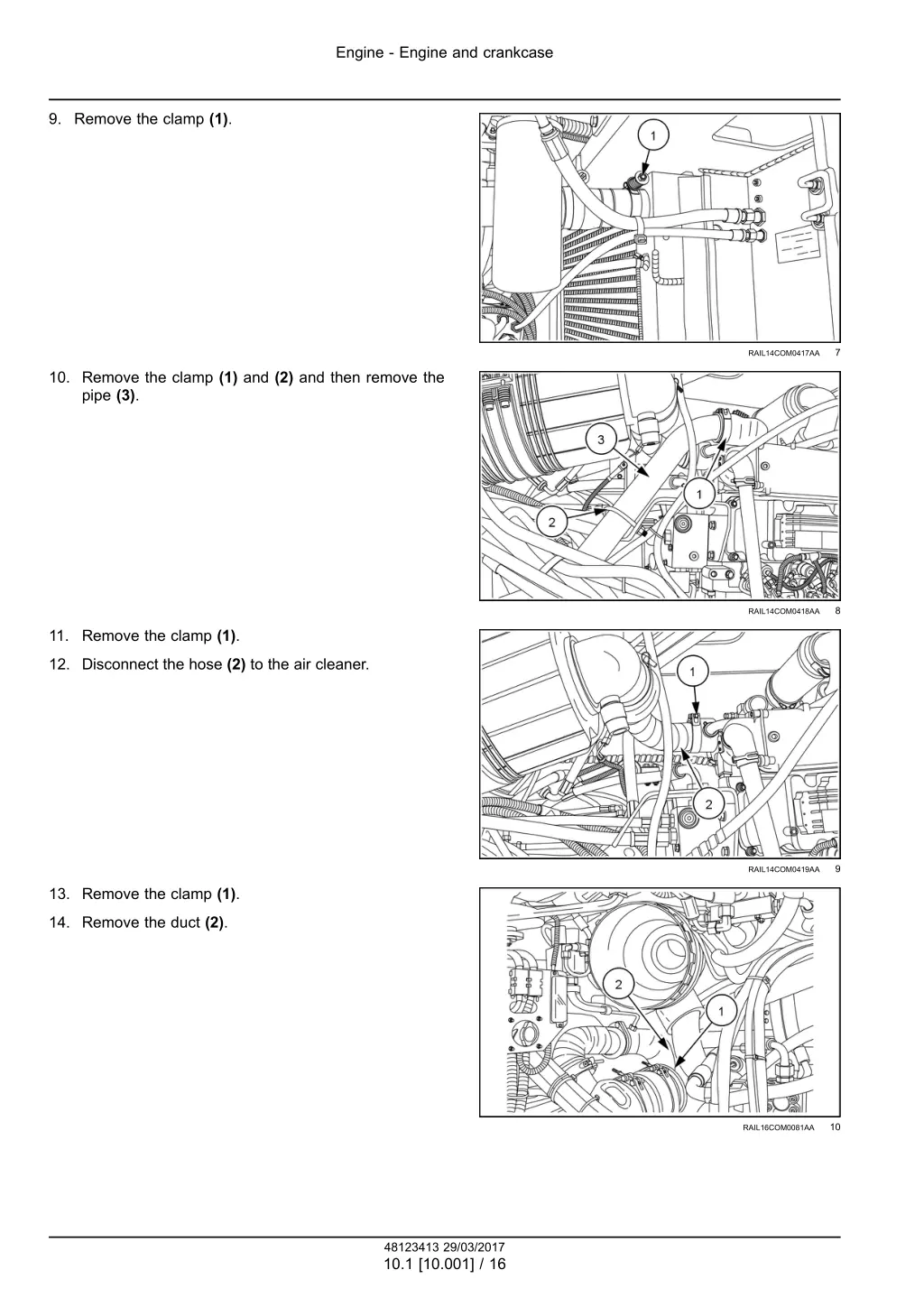 engine engine and crankcase 5