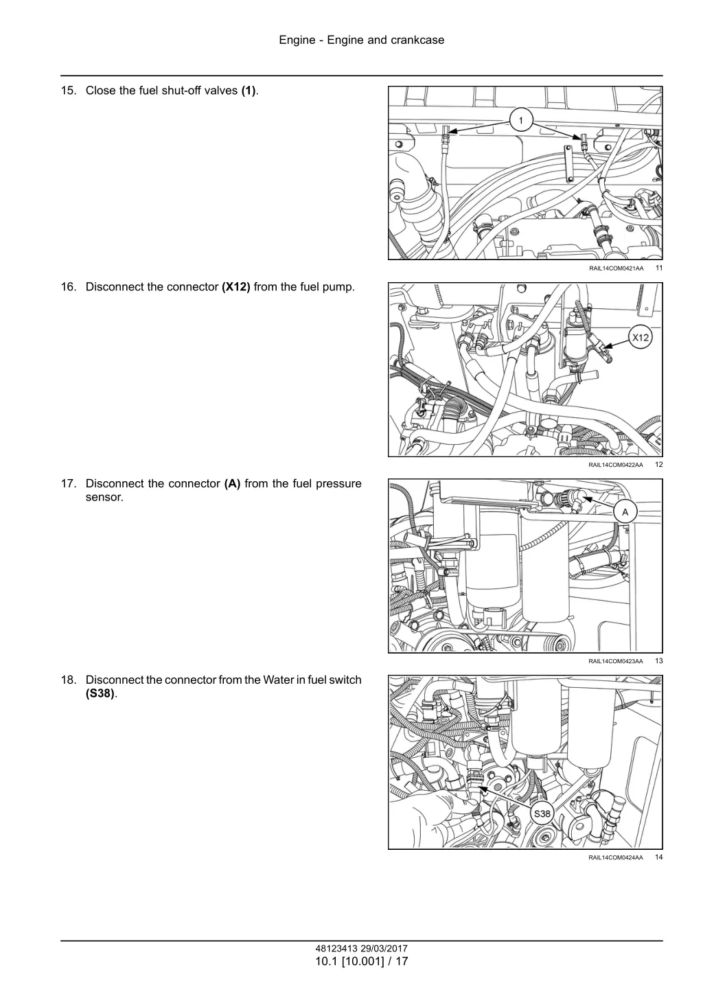 engine engine and crankcase 6