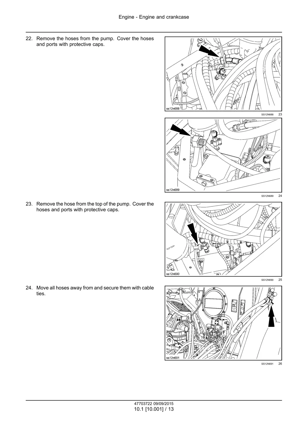 engine engine and crankcase 6