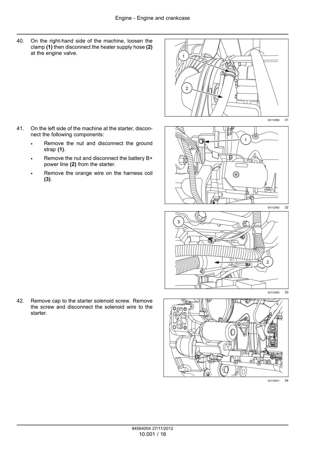 engine engine and crankcase 13