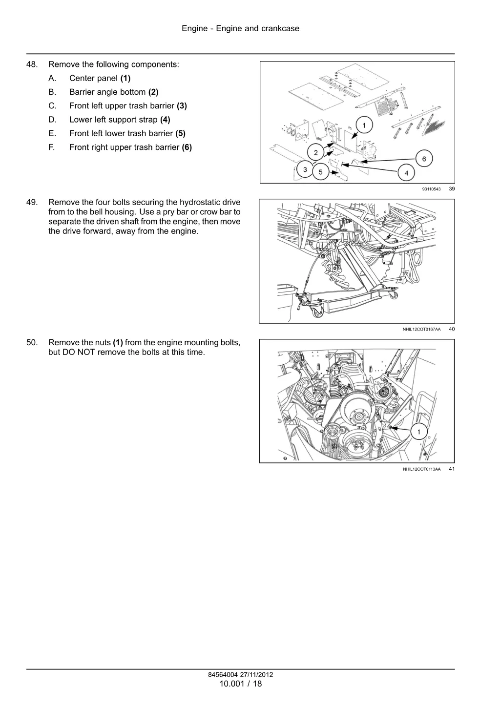 engine engine and crankcase 15
