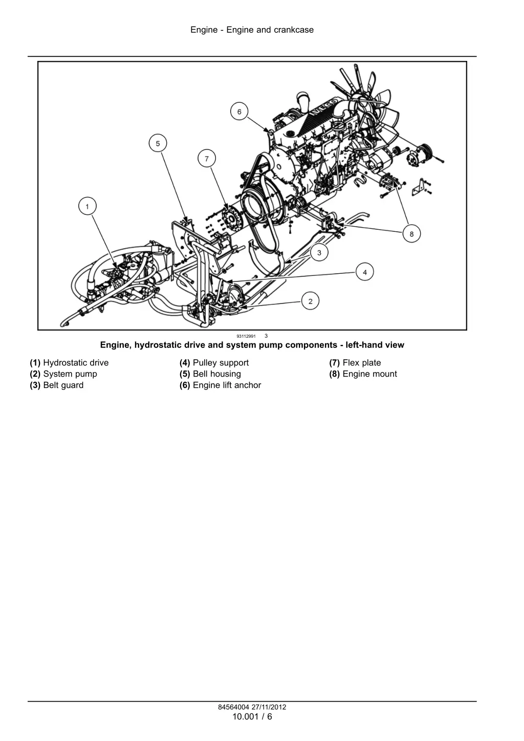 engine engine and crankcase 3