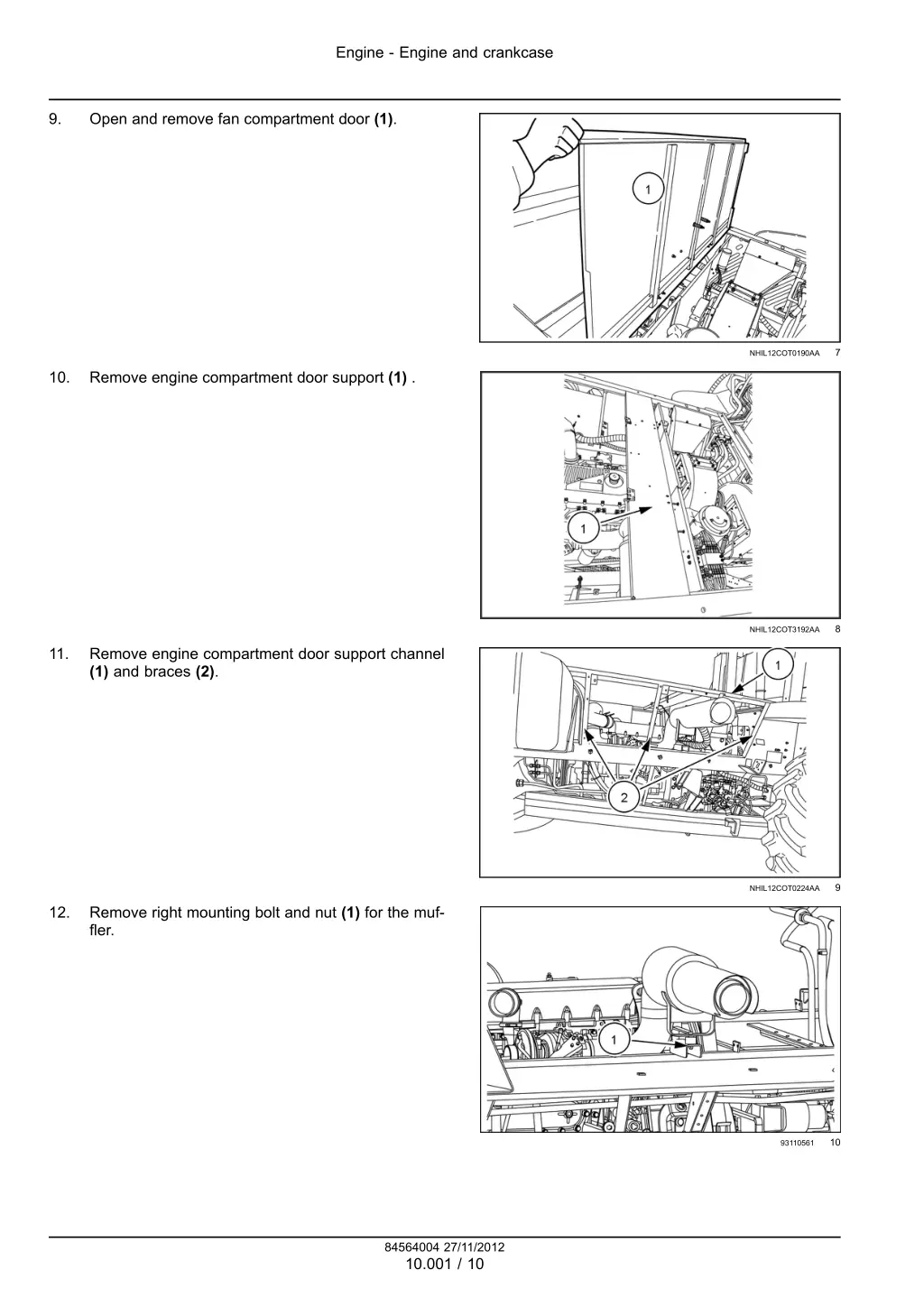 engine engine and crankcase 7