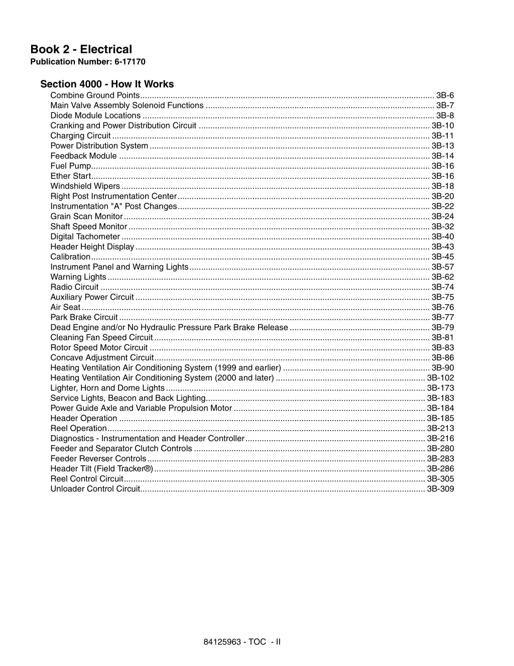 book 2 electrical publication number 6 17170