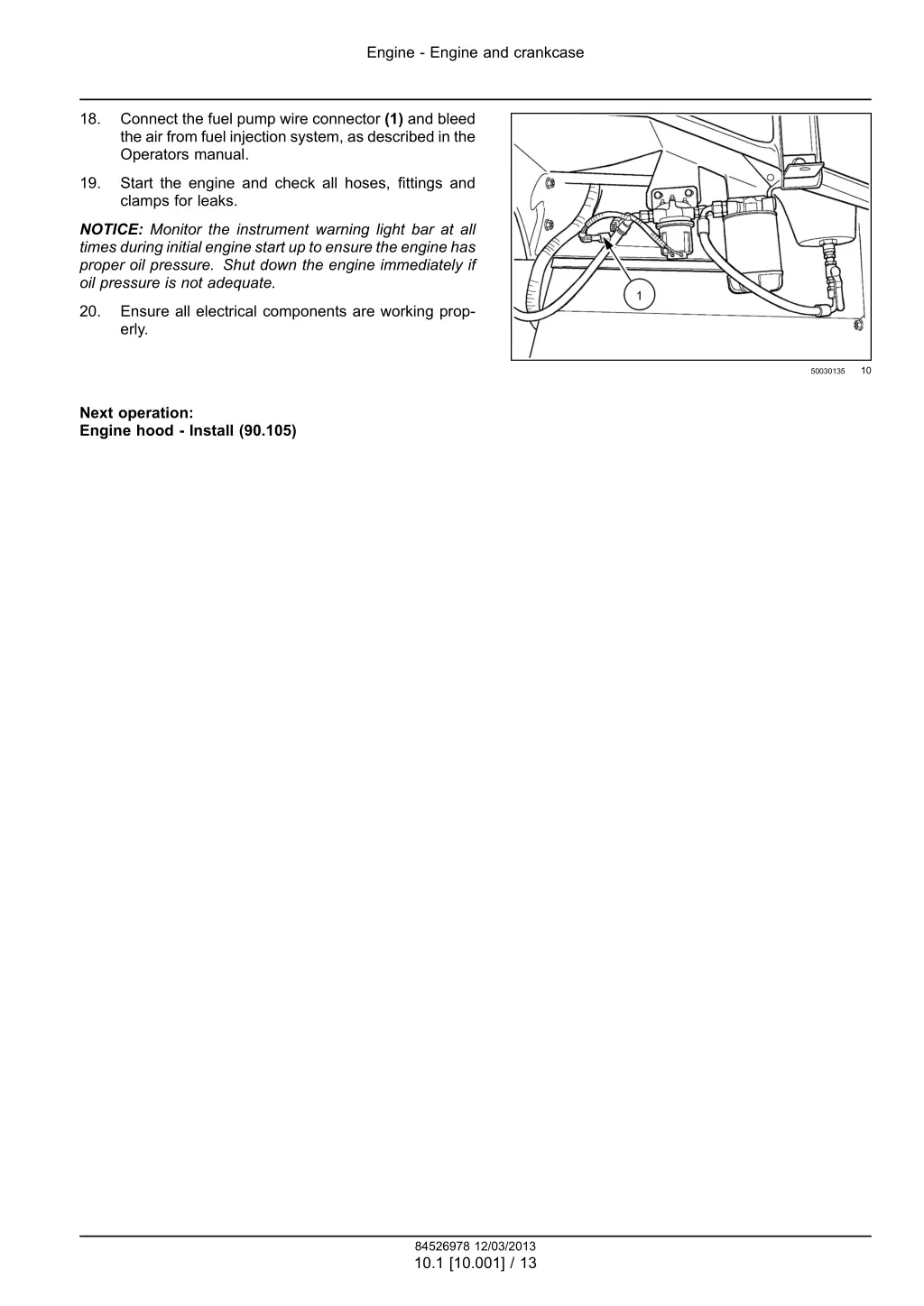 engine engine and crankcase 5