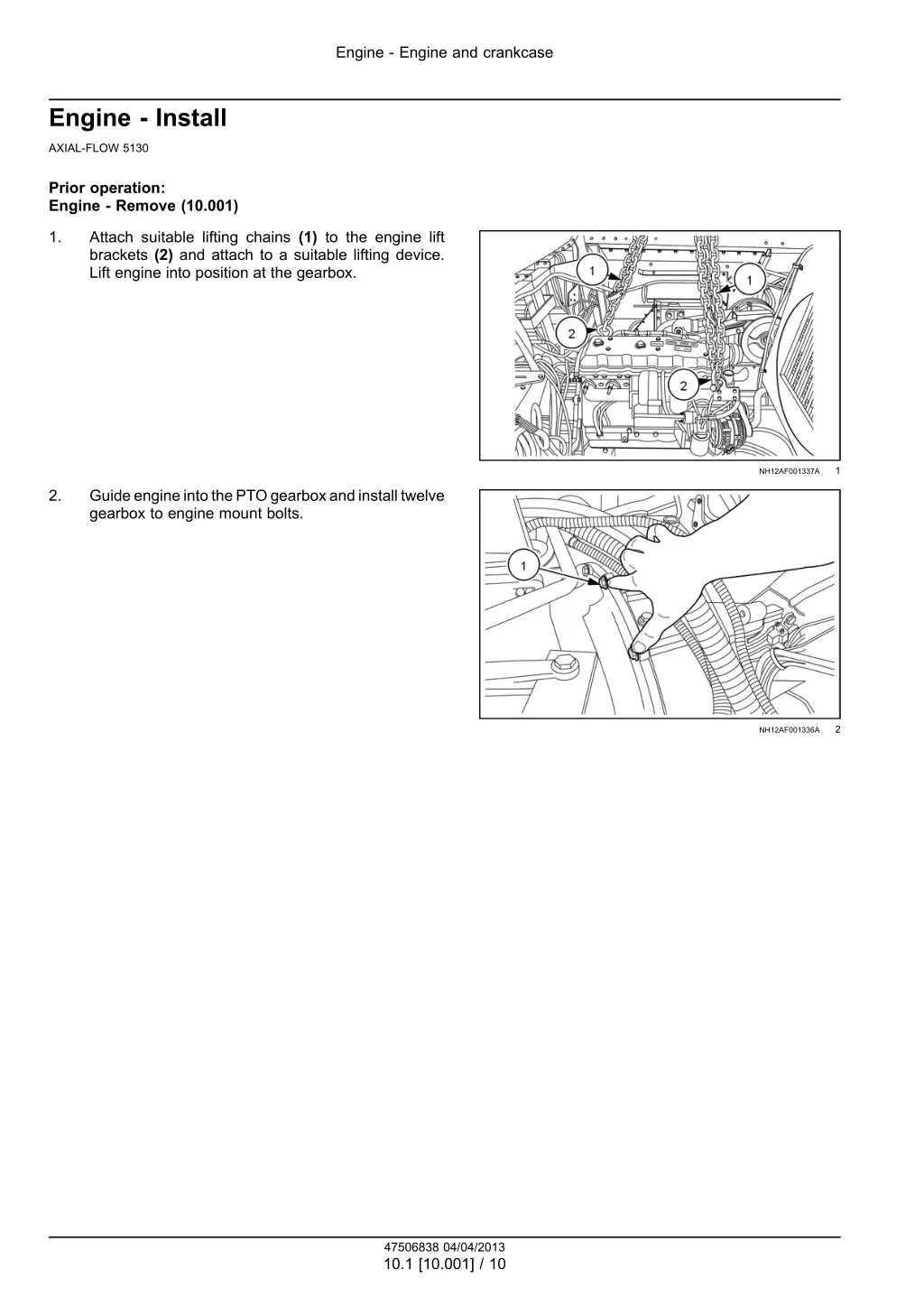 engine engine and crankcase 7