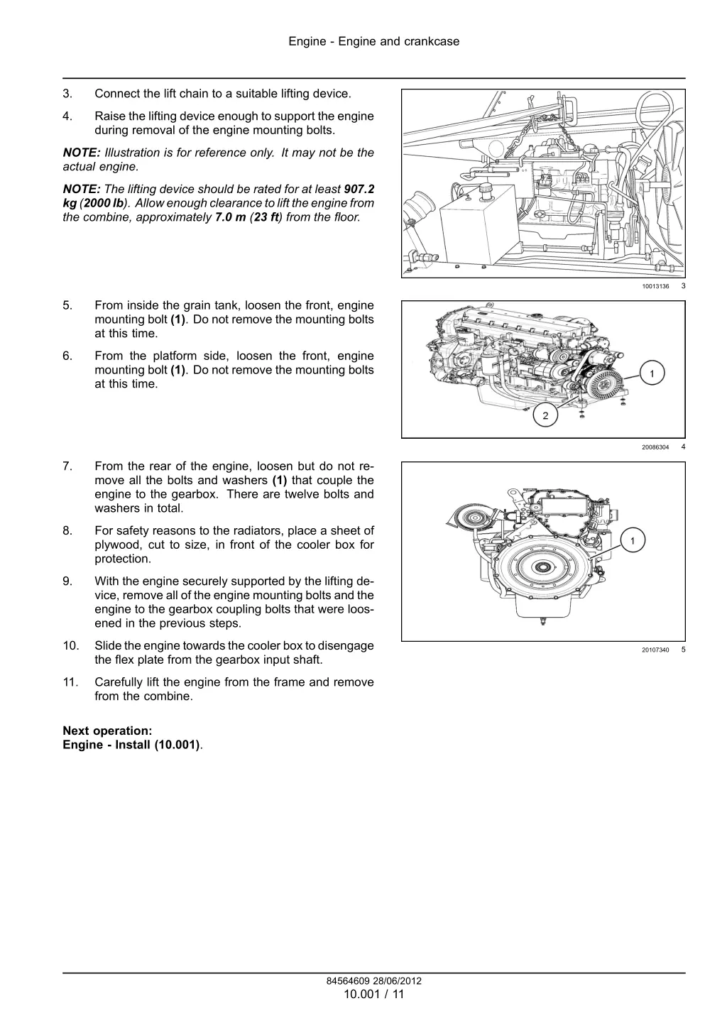 engine engine and crankcase 1