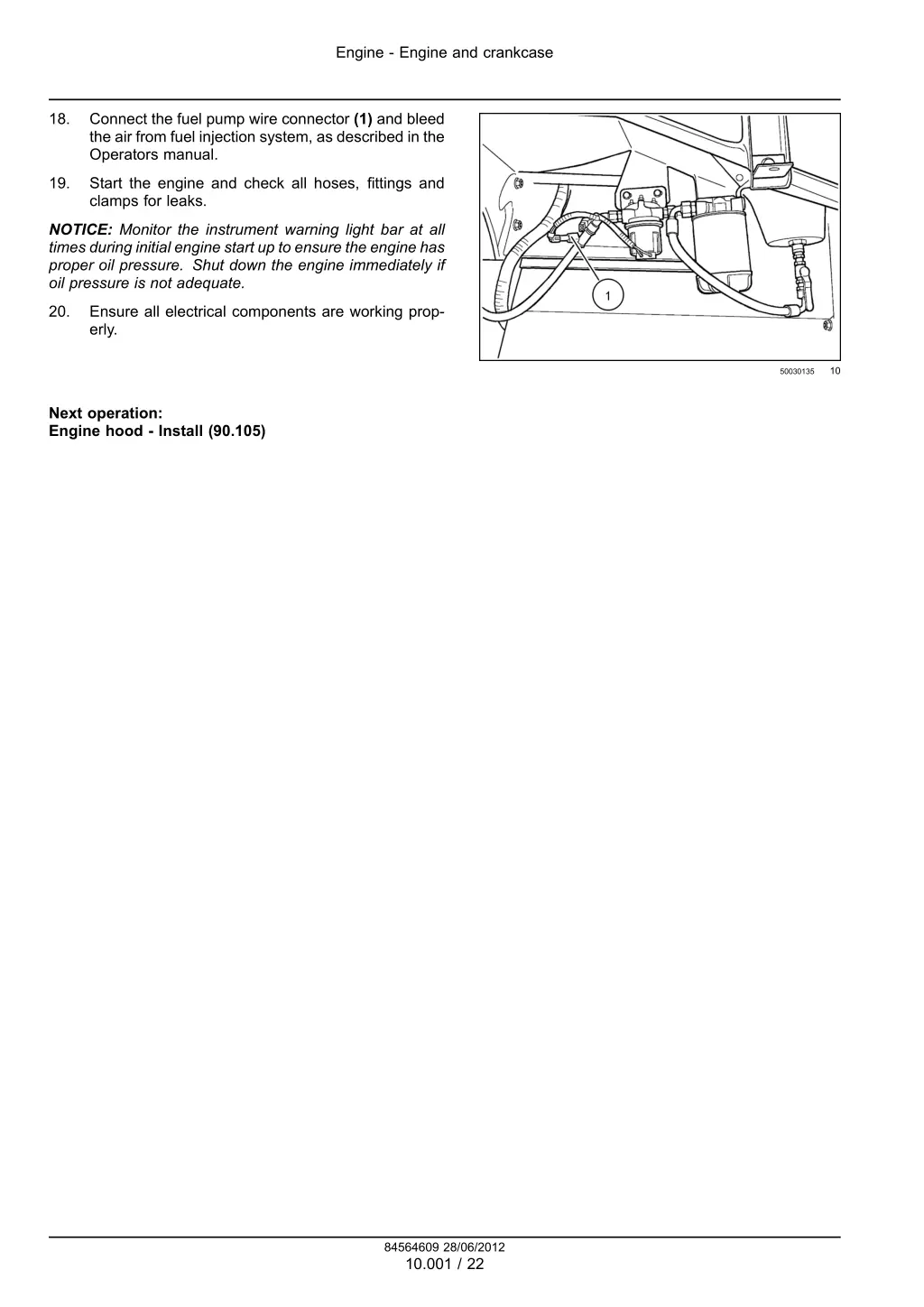 engine engine and crankcase 11
