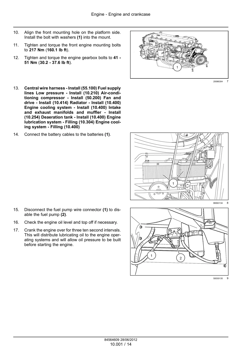 engine engine and crankcase 4