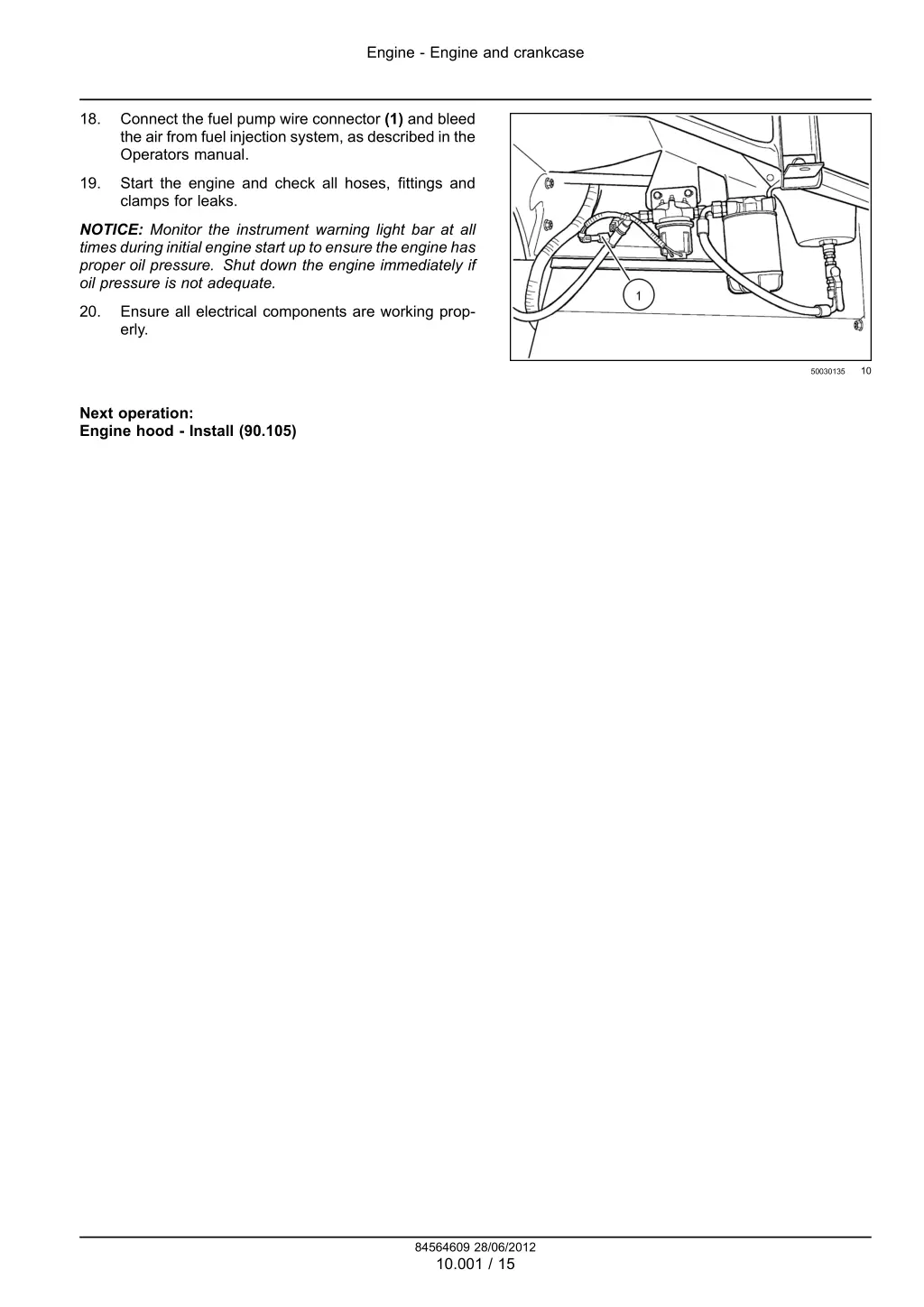 engine engine and crankcase 5