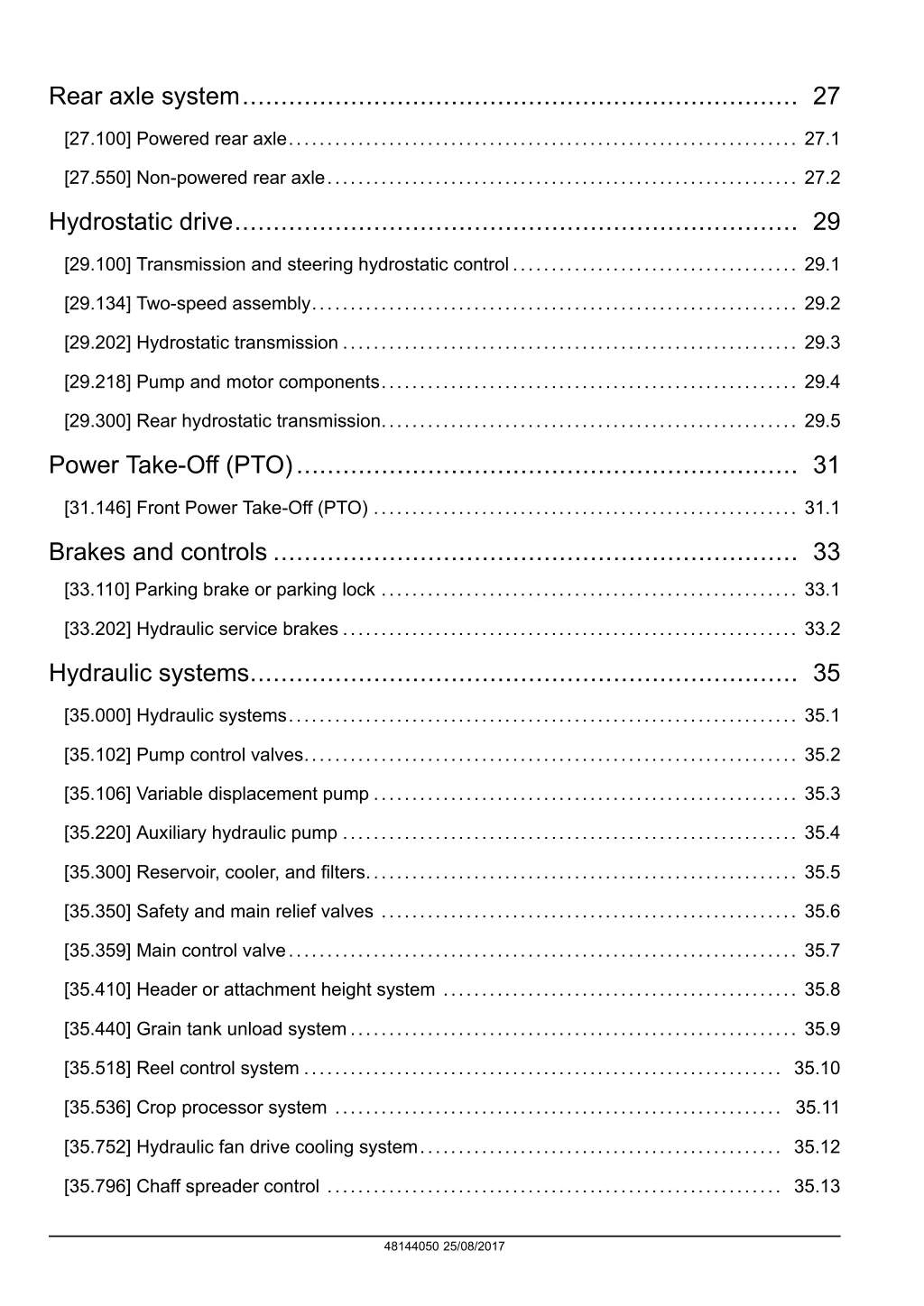 rear axle system 27