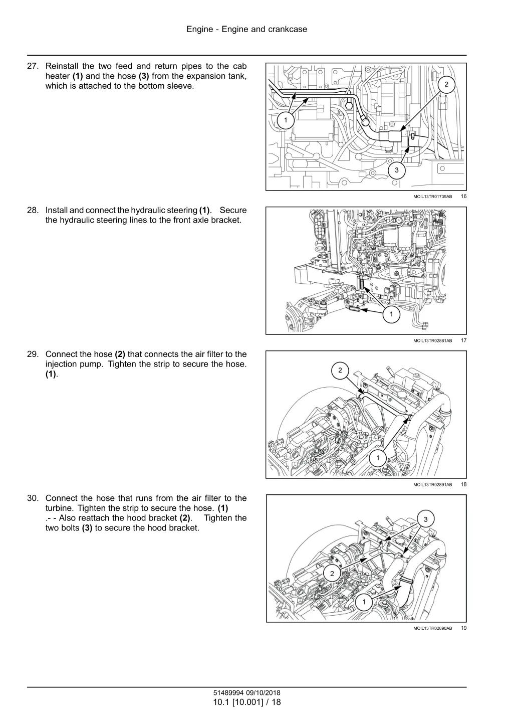 engine engine and crankcase 14