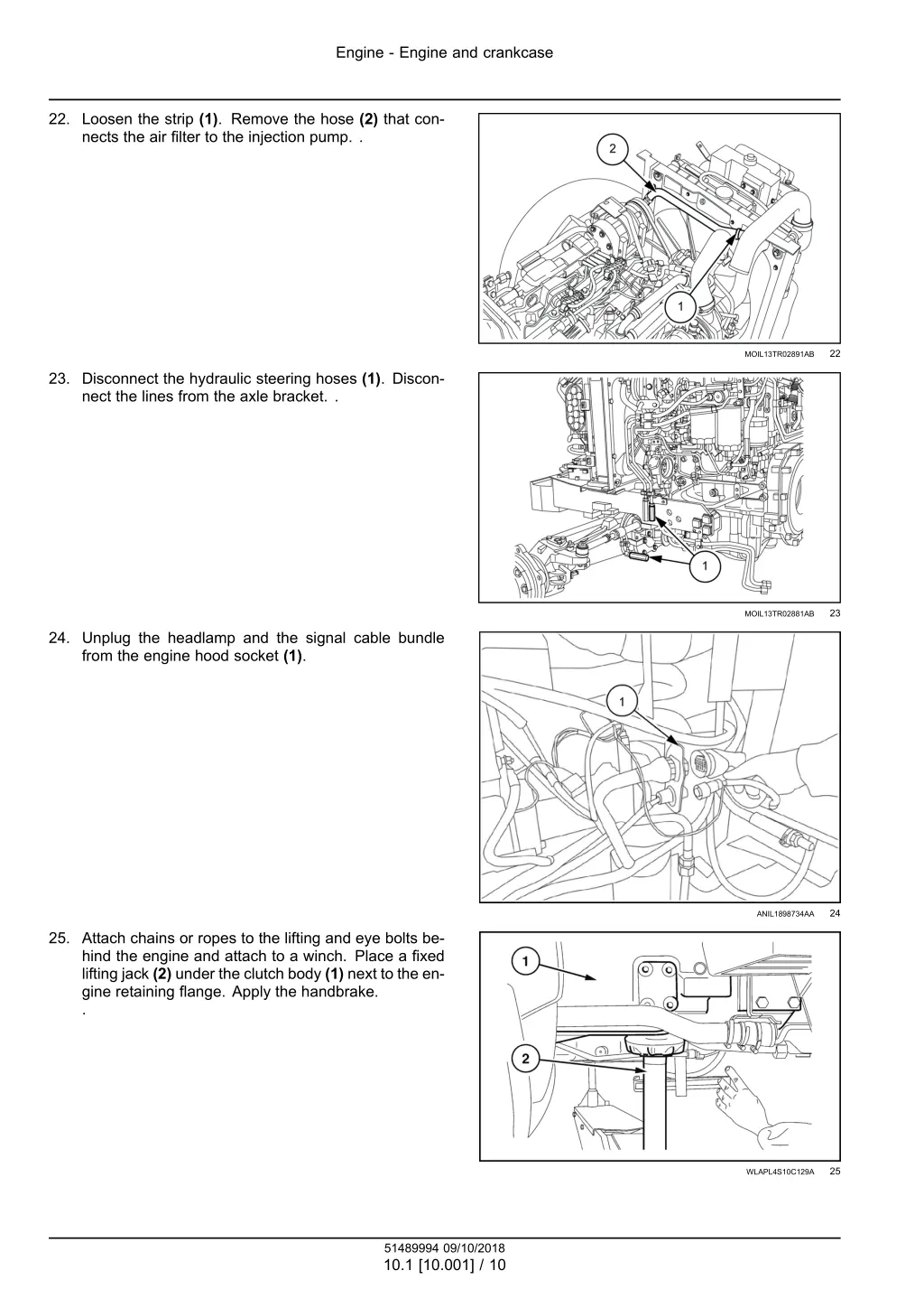 engine engine and crankcase 6