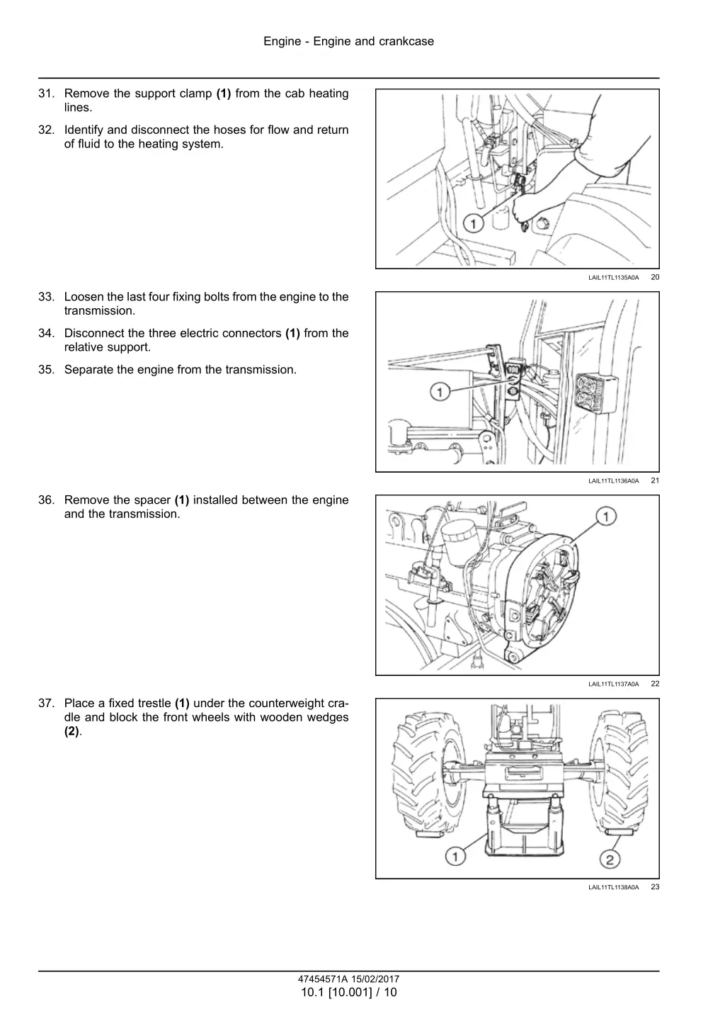 engine engine and crankcase 5