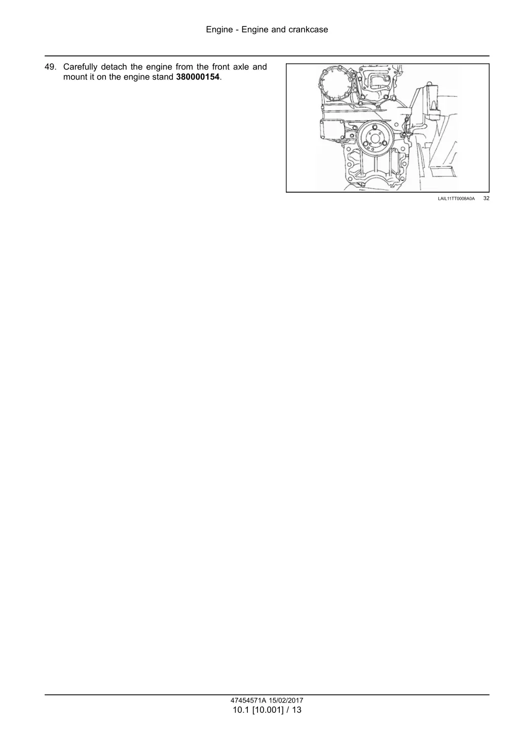 engine engine and crankcase 8