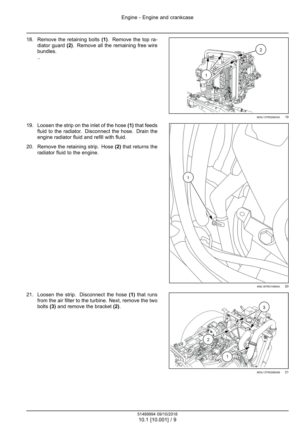 engine engine and crankcase 5