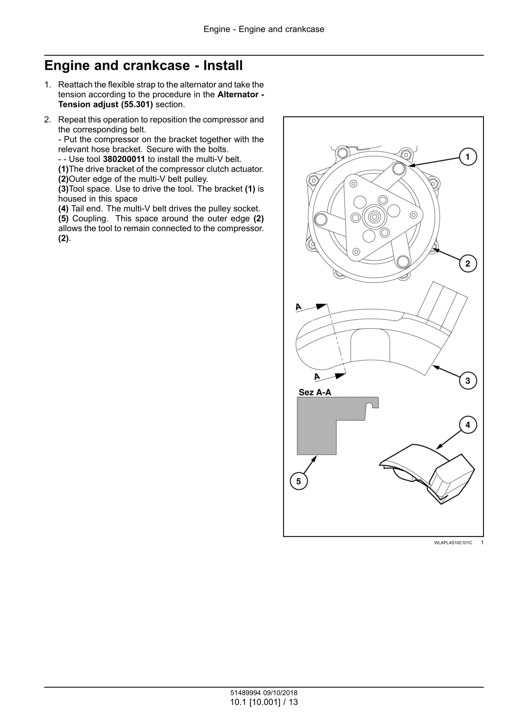 engine engine and crankcase 9