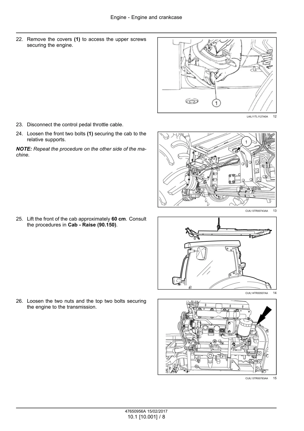 engine engine and crankcase 4
