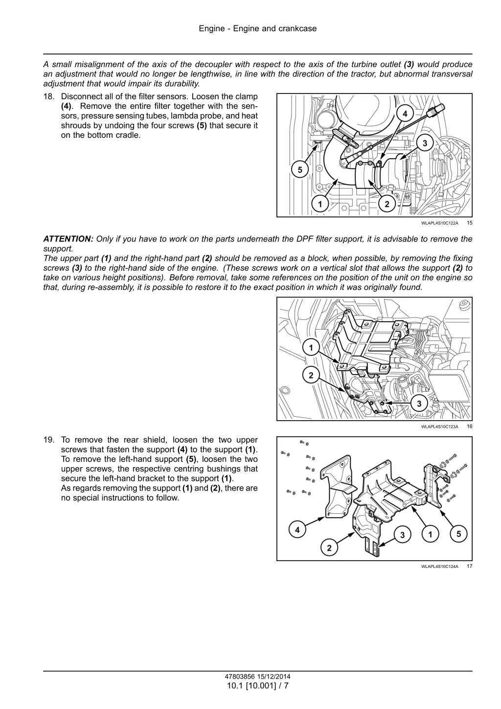 engine engine and crankcase 4