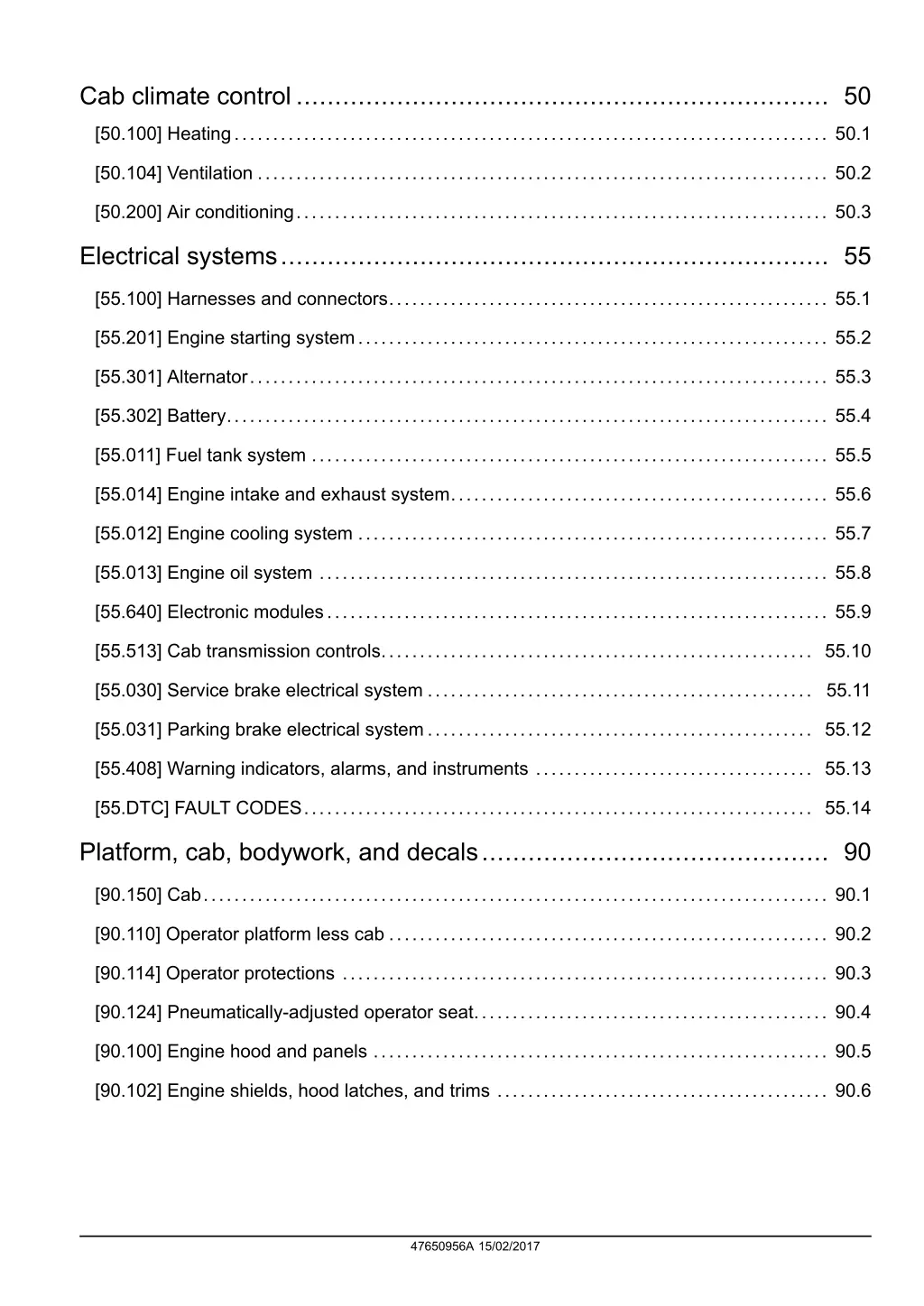 cab climate control 50