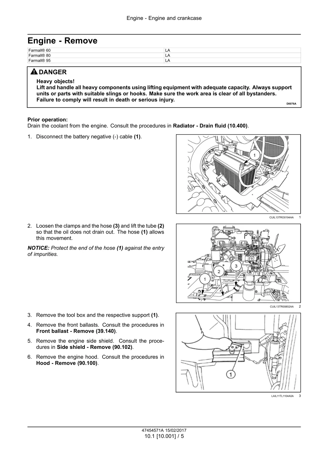 engine engine and crankcase