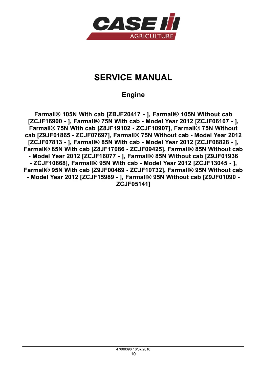 service manual 1