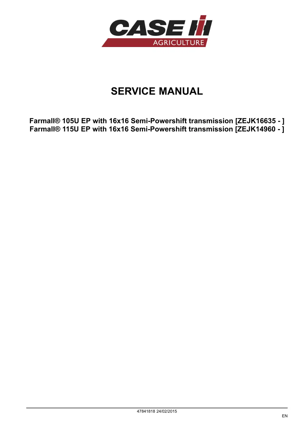 service manual