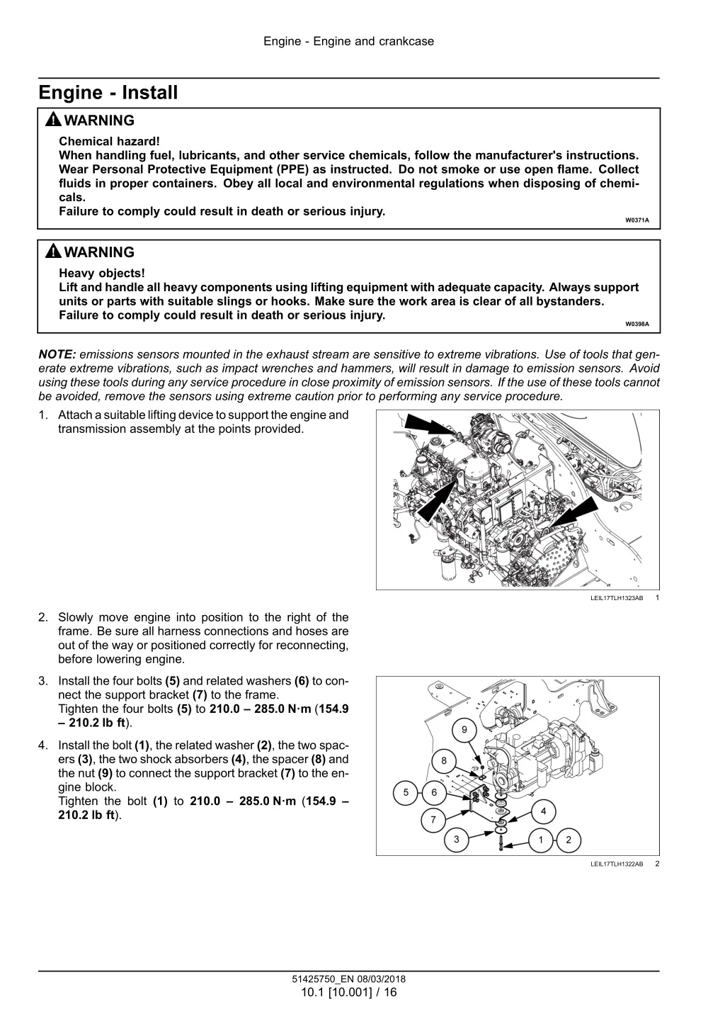 engine engine and crankcase 11
