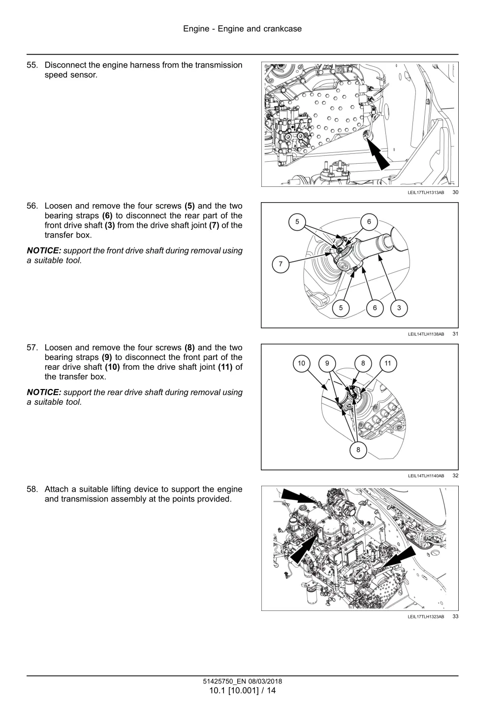engine engine and crankcase 9