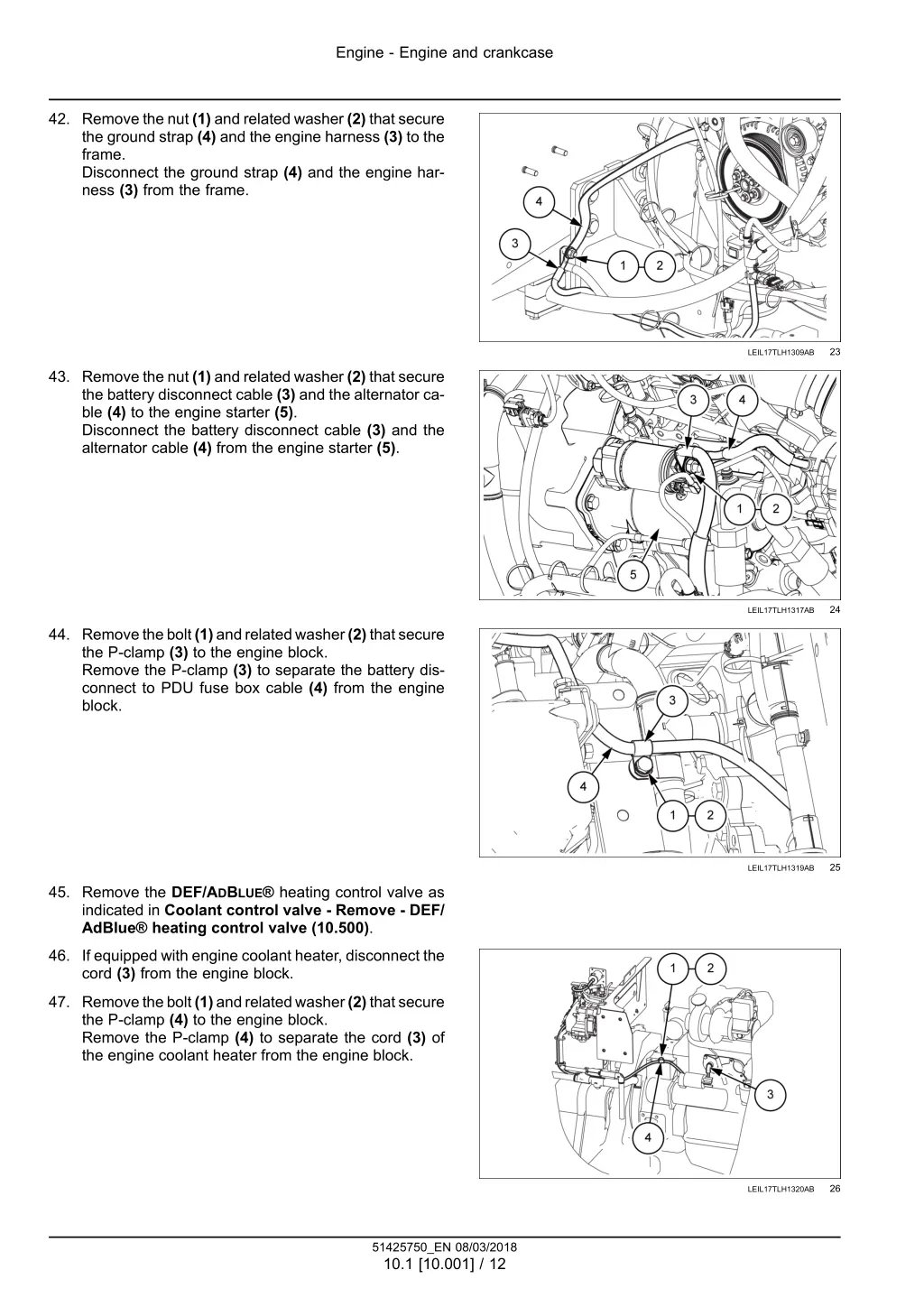 engine engine and crankcase 7